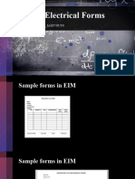 EIM Electrical Forms Power Point