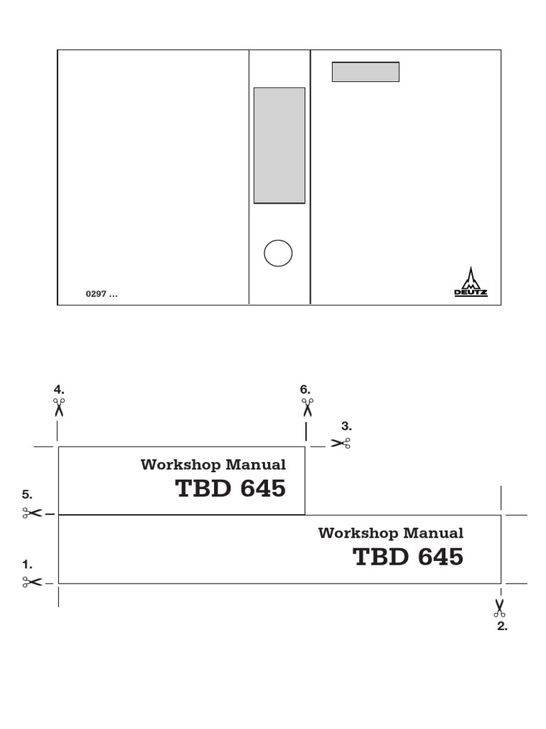DEUTZ TBD 645 Workshop Manual | PDF | Piston | Valve