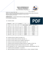 Matematica 8° A Pauta de Corrección Guia de Trabajo N°1.