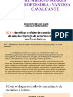 Descritor 17 Identificar o Efeito de Sentido Decorrente Do Uso Da Pontuação e de Outras Notações.