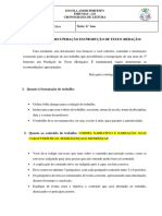 Produção Textual - 6° Ano (recuperação) 10.16.2023