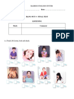 Hang Out 4 - Final Listening Test