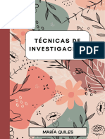 Técnicas de Investigación