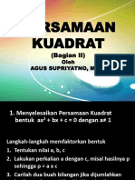 PERSAMAAN KUADRAT KLS 9 BAGIAN 2rev