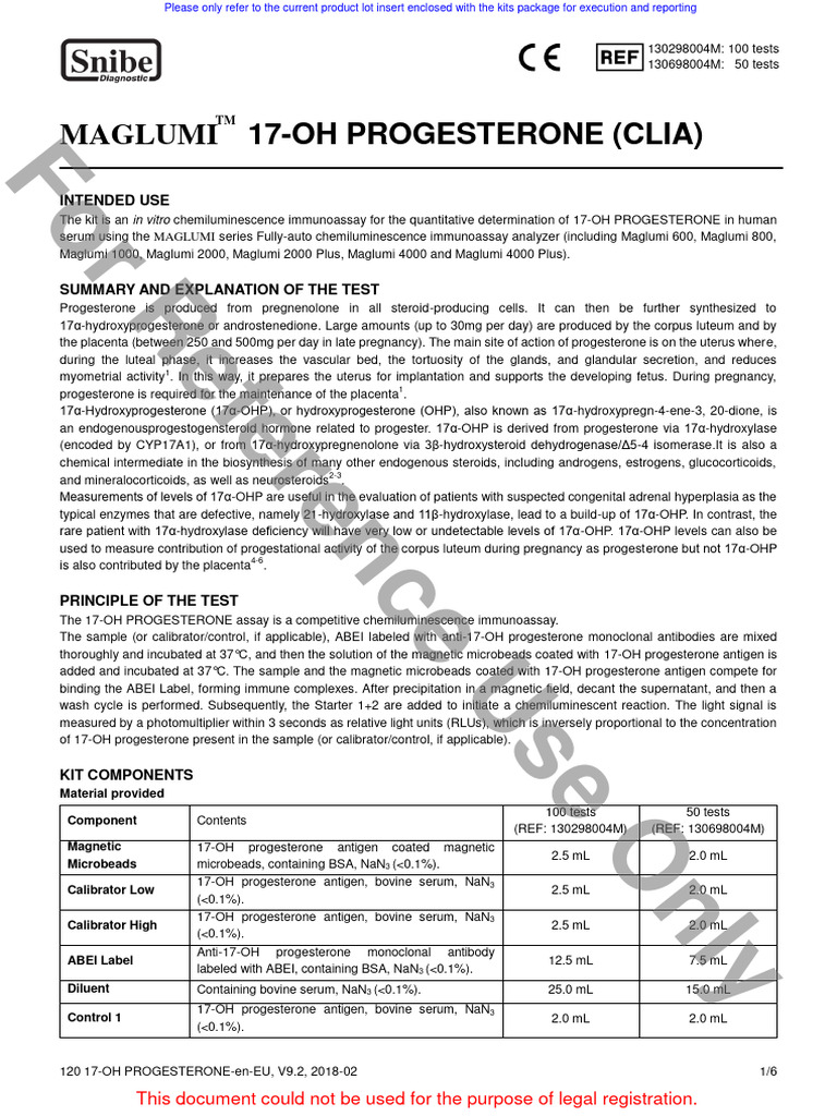 17 Oh Progesterone Blood Test