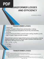 Transformer Losses and Efficiency