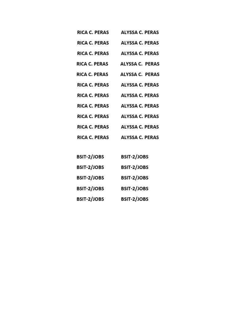 Names | PDF