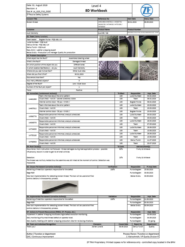 8D Broken Thread Final | PDF