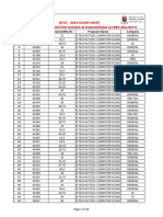 B.tech M.tech. Computer Science & Engineering (Cyber Security) - Ee - Result