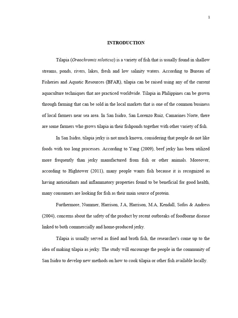 Tilapia Jerky PDF