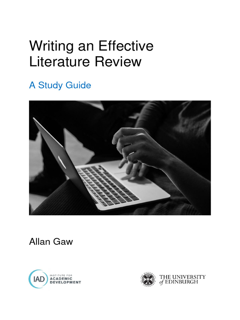 Study Guide How To Write An Effective Literature Review v2.0 PDF