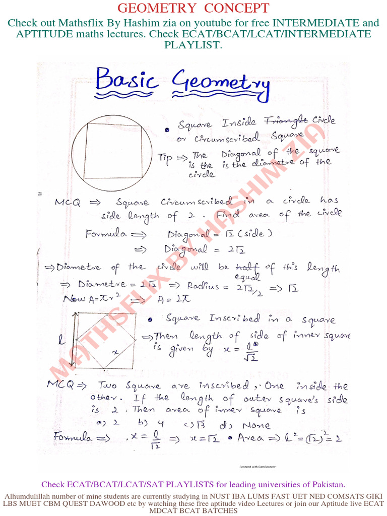 Geometry Concept | PDF