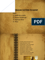 Pancasila Sebagai Sistem Filsafat