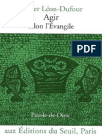 Agir Selon LEvangile by Xavier Léon-Dufour (Léon-Dufour, Xavier)