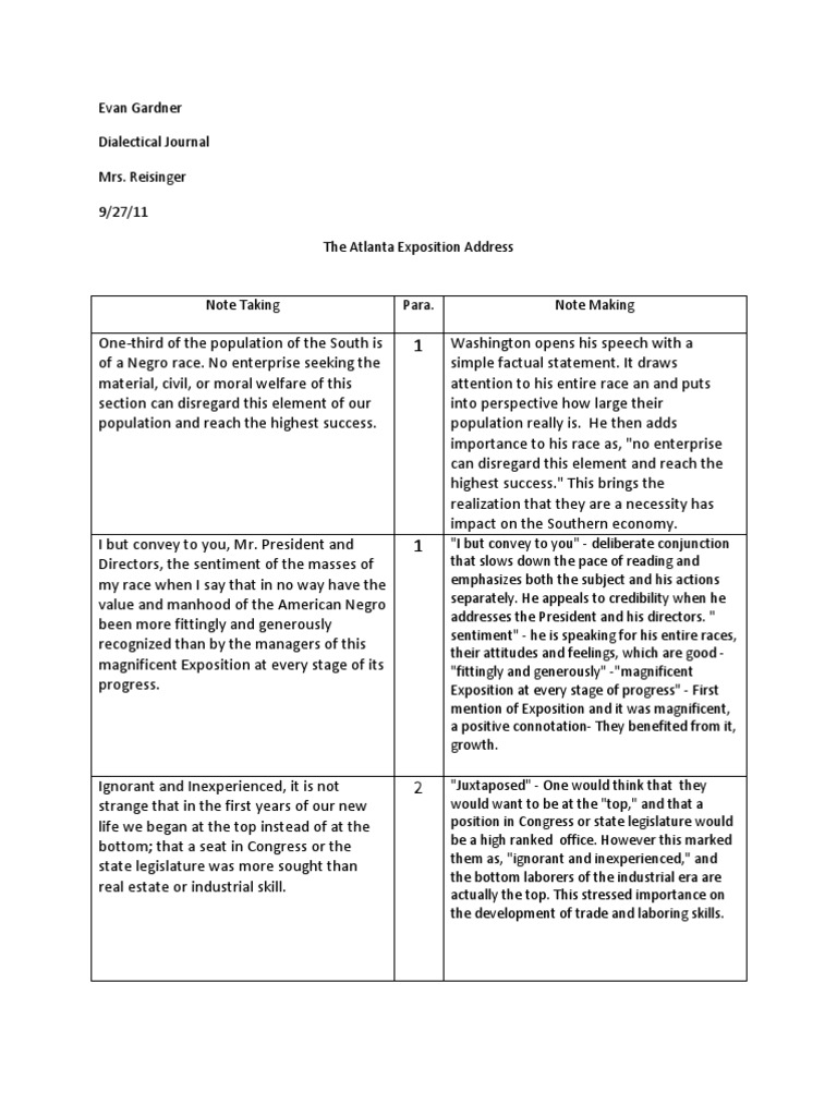Dialectical Journal AP Lang | PDF | Religion And Belief