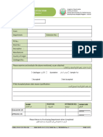 SFHM-PUR-FRM-006 Product Evaluation Form