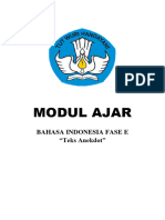 Modul Ajar Bahasa Indonesia - Teks Anekdot - Fase E-1