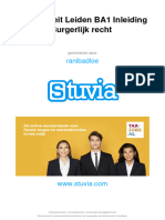 Stuvia 680831 Universiteit Leiden Ba1 Inleiding Burgerlijk Recht