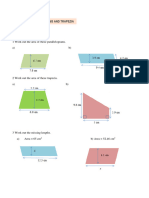 Areas of Parallelograms and Trapezia