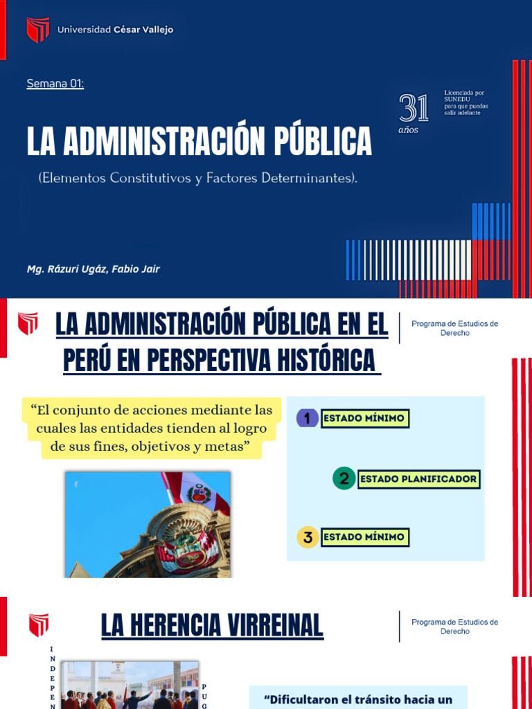 Elementos y Factores de la Administración Pública | PDF | Ciencias sociales