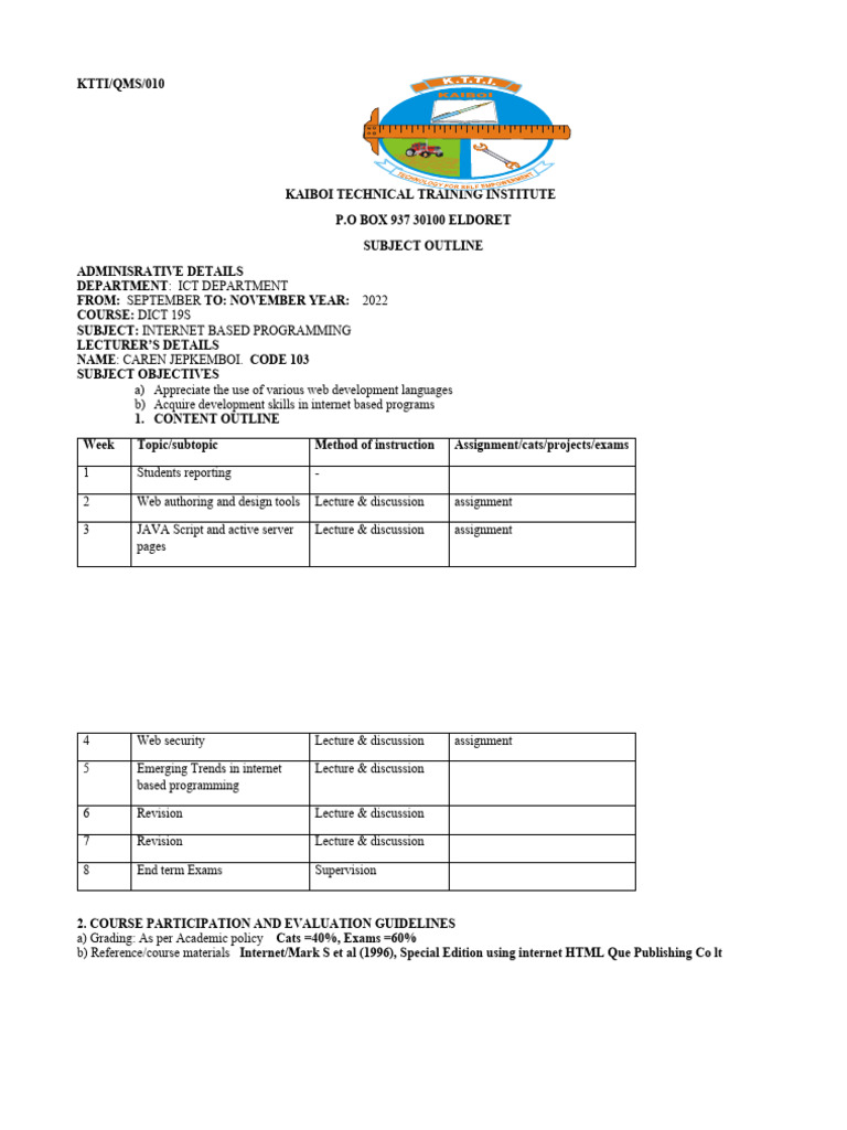 Internet Programming | PDF | World Wide Web | Internet & Web