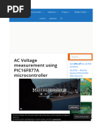 Measure AC Voltagem With PIC
