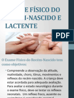 Exame Físico Do Recém-Nascido e Lactente (Unig)