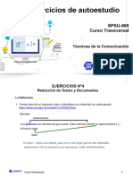 Ejercicios N°4: Redacción de Textos y Documentos