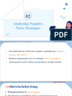 Analyzing Negative News Strategies