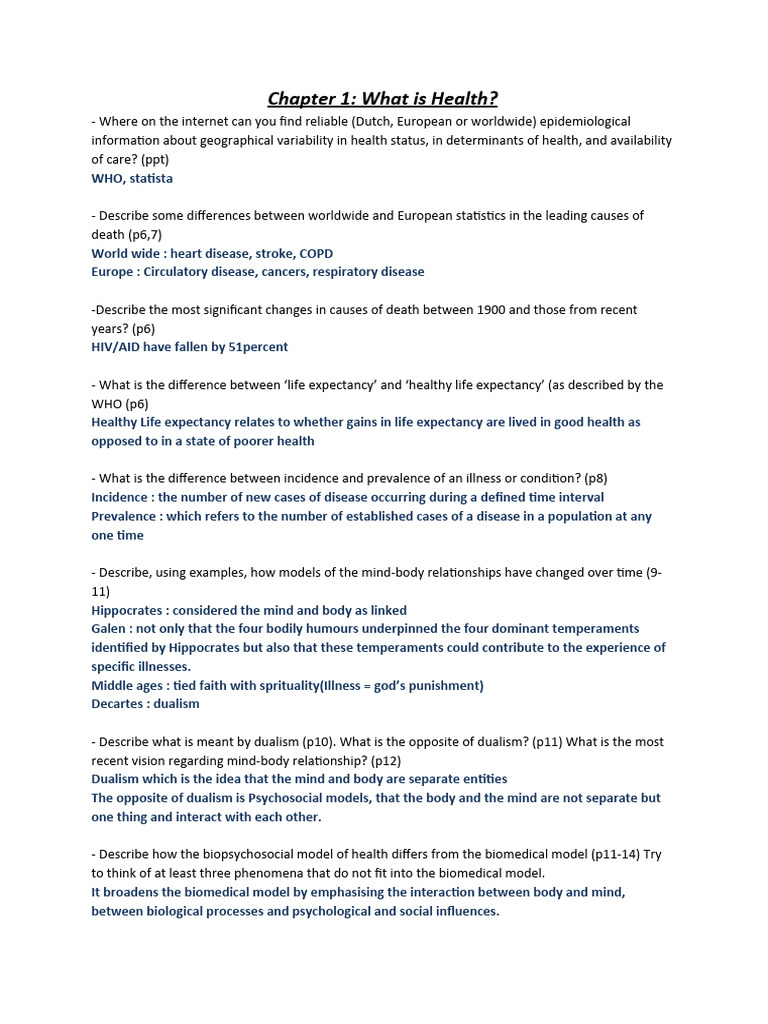 SQ1 2 PDF Health Psychology Socioeconomic Status