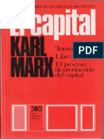 Karl Marx El Capital Tomo I El Proceso de Produccion Del Capital Vol 3