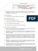 IT 4108 00 - Testes de Isolamento de Cabos (Megger) - CNC