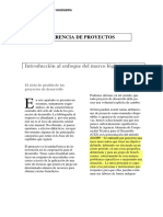 02 - Introducción Al Enfoque Del Marco Lógico - Gerencia - Proyectos