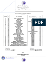 2021-2022 Classroom Inventory