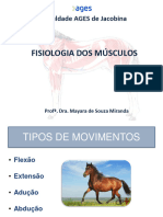 Fisiologia Dos Músculos: Faculdade AGES de Jacobina