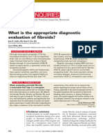 What Appropriate Diagnostic Fibroids