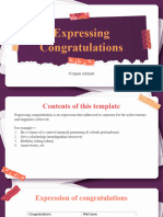 Expressing Congratulation