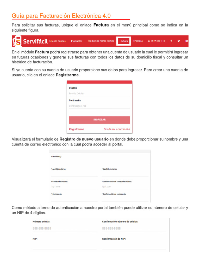 Guia Facturacion Electronica Dhl