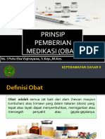 Prosedur Pemberian Medikasi Oral Dan Parenteral