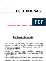 Créditos Adicionais20232