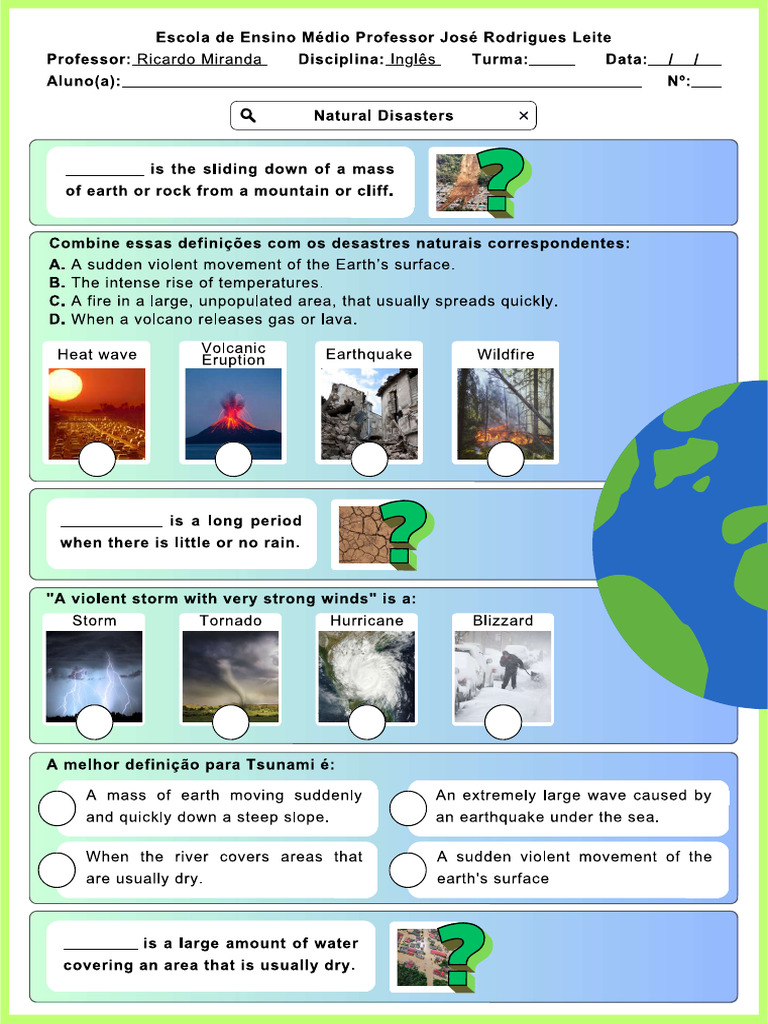 Natural Disasters | PDF