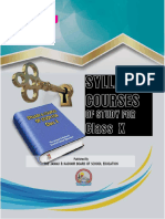 Syllabus Class 10 TH 2023