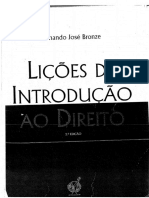 Licoes de Introducao Ao Direito 2a Edicao Fernando Jose Bronze 1 Paginas Boas