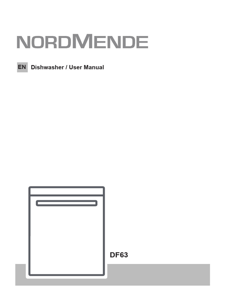 Nordmende Dishwasher DF63 User Manual PDF