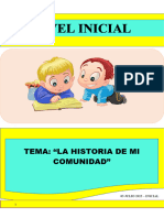 LA HISTORIA DE MI COMUNIDAD