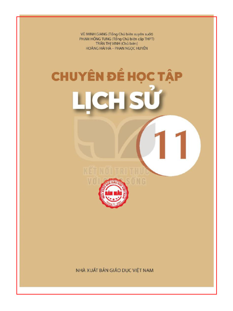 Lich su lop 11 chuyen de lich su ket noi tri thuc pdf pdf