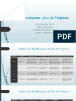 Presentación Idea de Negocio