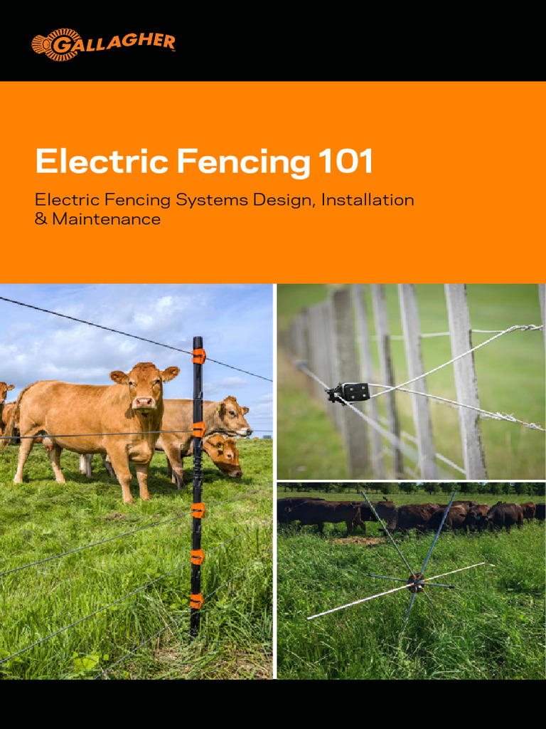 Electric Fencing 101 Manual NA PDF Grazing Crop Rotation