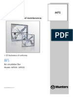 Manual Ventiladores Munters - mfs36-52