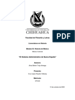 Actividad 3 El Sistema Administrativo de Nueva España